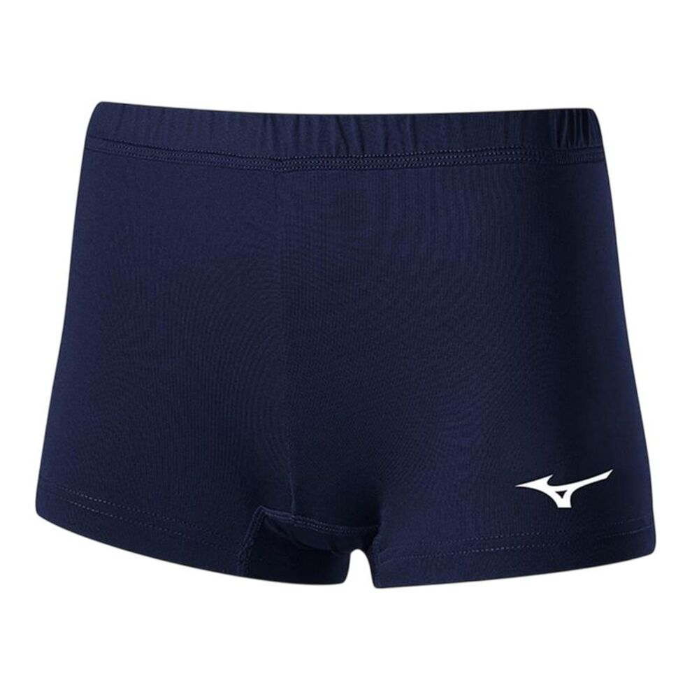 Mizuno Womens/Ladies Performance Netball Shorts / Navy